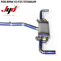Échappement Catback pour BMW X3 F25, silencieux en titane, système d'échappement Catback de course, tuyau poli avec personnalisation