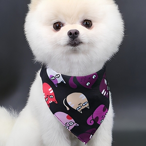 Bandana Triangolare per Cani in Poliestere Ecologica, Personalizzabile con Stampa a Quadri, Disponibile in Diverse Misure, Ideale per Halloween - Product Image 6