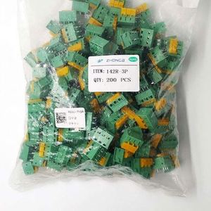 Whole Sale ZB142R-3P P=5.08mm Connectors Terminal <b>Blocks</b> - Product Image 1