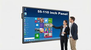 Tableau d'enseignement intelligent CINTOE 75/86/98 pouces 4K OPS à double système, verre anti-reflet pour l'éducation K12 et <span class=keywords><strong>supérieure</strong></span>, logiciel gratuit - Product Image 2