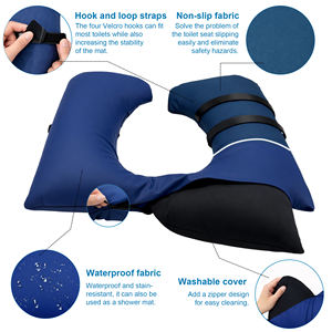 Funda Impermeable Acolchada y Suave para Asiento de Inodoro, con Correas de Fijación, Diseño Ecológico y Desechable, para Ancianos y Pacientes Postrados en Cama - Product Image 4