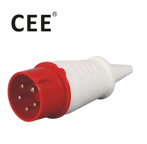 CEE IP44 electric product 5 pin industrial plugs sockets 440v 16a