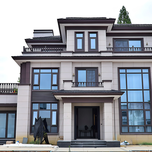 Fenêtres en aluminium à rupture de pont thermique ZCSUNG pour extérieur, projet commercial de villa, fenêtre à battant avec moustiquaire en acier inoxydable - Product Image 4