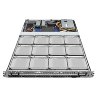 1U12L4E-GENOA/2Q 1U server rackmount barebone dengan soket LGA6096 AMD EPYC9004 9005 3.5 SATA NVMe 25GbE SFP28 Network untuk Asrock