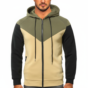 Sudadera con capucha informal para hombre térmica OEM MOQ bajo mejor calidad sudaderas con capucha para hombre precio al por mayor sudadera con cremallera hecho en Pakistán 2025 logotipo personalizado - Product Image 1