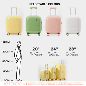 <span class=keywords><strong>Valise</strong></span> PC 2026 mignonne, rigide, avec serrure à combinaison, 20 pouces, étanche, respirante, ultra-légère, personnalisable avec logo - Product Image 2