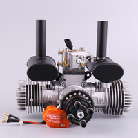 Moteur à essence pour avion modèle réduit EPHIL Power X-40cc-T Pro, démarreur électrique, bicylindre, deux temps