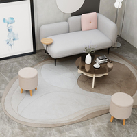 Tapis d'affaires personnalisés de haute qualité à conception irrégulière Tapis d'intérieur fait à la main en 3D