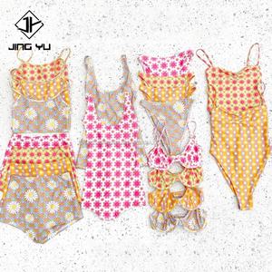 Customized Swimsuit Women OEM Swimsuit Hot Sale Custom Print <b>Swimming</b> Suits Backless Two Piece Bikini Set - Product Image 1