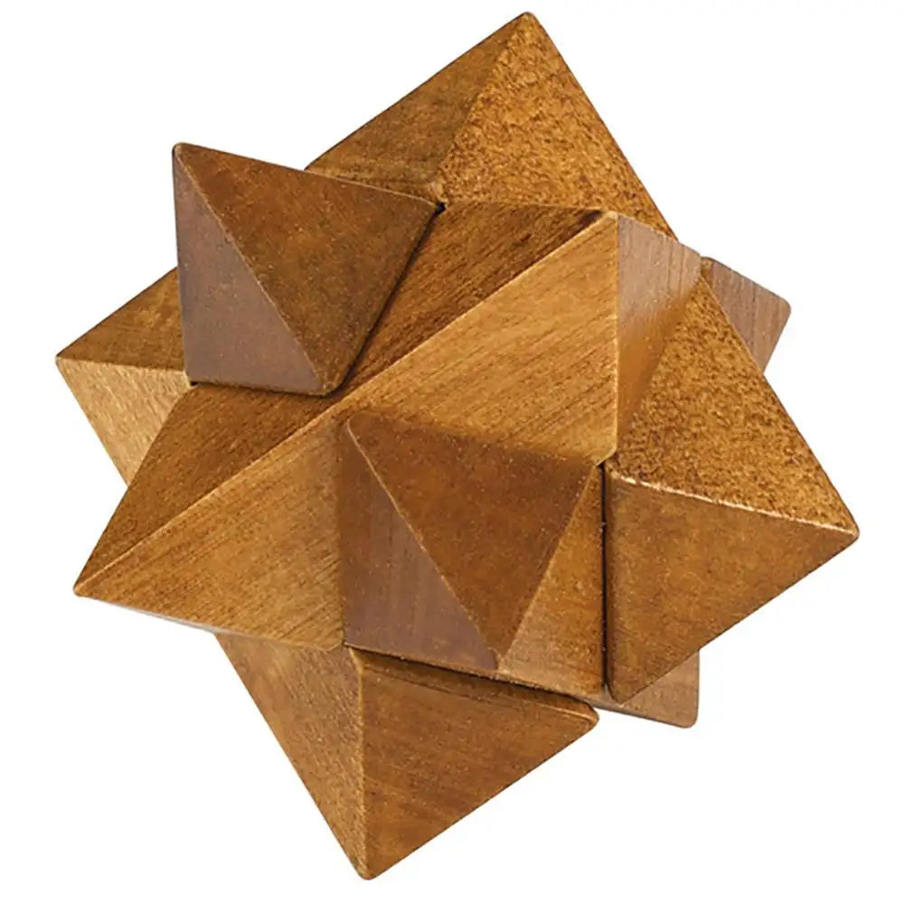 Chunky Puzzle Star Wooden Puzzle Tricky Puzzles And Take Apart