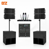 Système de haut-parleurs actifs en ligne pour usine de fabrication, avec subwoofer 10 pouces + 18 pouces, pour événements, fêtes et spectacles