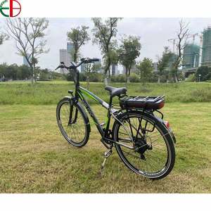 <span class=keywords><strong>V</strong></span>élo électrique <span class=keywords><strong>EB</strong></span> 250W neuf avec cadre en alliage d'aluminium, moteur à moyeu arrière, batterie au lithium, porte-bagages arrière - Product Image 4