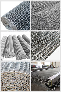 Gıda işleme için paslanmaz çelik tel Mesh petek konveyör bant - Product Image 5