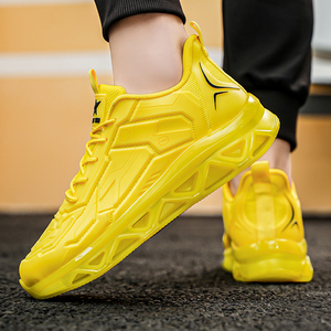 Men's All-Season Casual Sports Shoes Stylish Low-<b>Top</b> PU Lace-Up Closure Solid-Color PVC Sole Breathable Anti-Slip <b>Walking</b> Style - Product Image 6