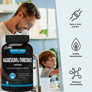 Ausreson OEM Magnesio L-Treonato Dietético: Suplemento para el Sueño y el Cerebro, Nutriente 500mg, <span class=keywords><strong>2000</strong></span> Cápsulas de Magnesio L-Treonato - Product Image 3