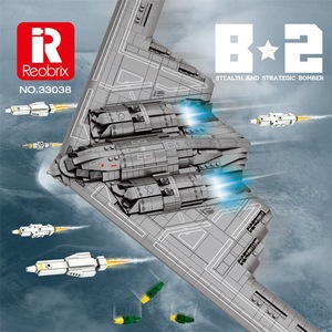 EN STOCK 33038 Bloques de Construcción Militares, Modelo de Bombardero B-2, Ladrillos de Avión Creativos, Juguete de Ensamblaje para Niños, Set de Regalo de Navidad - Product Image 4