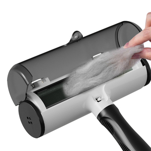 Factory Modern Detachable Grooming Tool Small Dogs <b>Pet</b> Roller <b>Brush</b> Hair Removal Mitts Made Durable Plastic Stainless Steel - Product Image 2