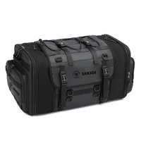 SANXDI - Alforja Trasera Extraíble de Gran Capacidad para Motocicleta, Modelo 998, Expandible, para Viajes de Larga Distancia en Moto