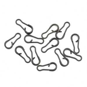 Clip a <span class=keywords><strong>Sgancio</strong></span> <span class=keywords><strong>Rapido</strong></span> in Acciaio Nero Opaco 9mm 13mm per <span class=keywords><strong>Pesca</strong></span> alla Carpa, Girelle a Cambio <span class=keywords><strong>Rapido</strong></span> per la <span class=keywords><strong>Pesca</strong></span> - Product Image 5