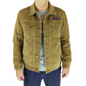 Wholesale Classic Style Men Custom Soft Fashion Color Mens Thick <strong>Corduroy</strong> <strong>Jacket</strong> - Product Image 2