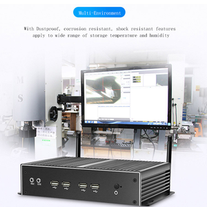 ファンレス産業用コンピューターミニPCクアッドコアJ19002955Uコア<span class=keywords><strong>i5</strong></span> 4200U i7 5500Uプロジェクトデスクトップ2 * RJ45 6 * RS232 RS485 AES-NI - Product Image 6