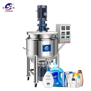 Detergente líquido automático do misturador dobro dos tanques que faz a máquina que mistura e homogeneização sobre 10 anos personalizou o certificado do CE