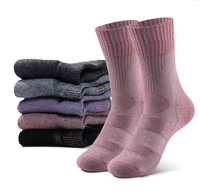 Chaussettes unisexes en laine pour l'extérieur, épaisses et chaudes, pour la randonnée, le ski, le port quotidien, chaussettes en laine mérinos pour enfants, chaussettes de sport décontractées pour hommes et femmes