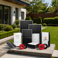 Ryta 3-10KW Sistem Pembangkit Listrik Tenaga Surya Hibrida IP65 yang Dapat Disusun Bertumpuk dengan Baterai LiFePO4 untuk Rumah