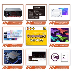 มาใหม่15500lm เครื่องฉายแอนดรอยด์แบบพกพาไร้สาย4K เครื่องฉายภาพยนตร์ WIFI6อัจฉริยะพร้อมโฟกัสอัตโนมัติหลายอินเทอร์เฟซ - Product Image 6