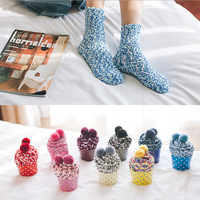 Compports Oem hiver intérieur coloré confortable confortable Cupcake chaud équipage moelleux chaussettes cadeau personnalisé