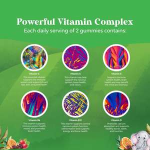 プライベートラベル子供マルチビタミンDHAオメガ3ガムオメガ6 & 9脳関節心臓眼免疫システムをサポート - Product Image 3