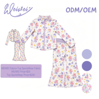 Robe de sport pour enfants WEIWEI uxury pour le yoga et la danse, tissu ultra-doux effet seconde peau, approuvé CPC, vêtements de sport techniques de haute qualité