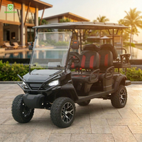 Mini-voiturette de golf électrique professionnelle 96V 5KW à batterie lithium, livraison DDP aux États-Unis, homologuée pour la circulation routière