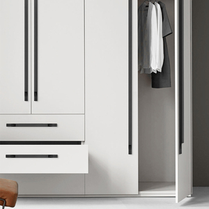Nouvelles poignées de <span class=keywords><strong>porte</strong></span> d'armoires de <span class=keywords><strong>cuisine</strong></span> de meubles en aluminium invisibles minimalistes - Product Image 5
