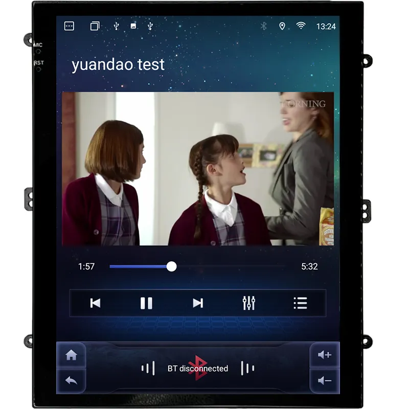 9.7 Inch Verticale Touchscreen 2 Din Auto Dvd-Speler Multifunctioneel Audio Globaal Positioneringssysteem (Gps) Navigatie 2 + 32G