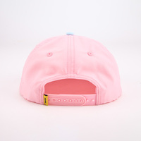 Logotipo personalizado 5 Panel tejido parche niños Snapback gorra plana Bill Hip Hop niños infantil Snapback gorras para niña Niño