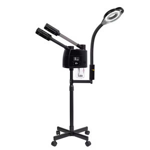 Dispositivo Facial 3 en 1 Negro para Reparación e Hidratación con Luces LED y Pulverizador Frío y Caliente - Product Image 3