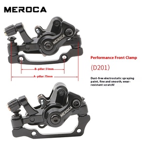 Plaquettes d'étrier de vélo de montagne en aluminium durable Meroca frein à disque avant arrière pliable pour frein de vélo de qualité de véhicule électrique - Product Image 2