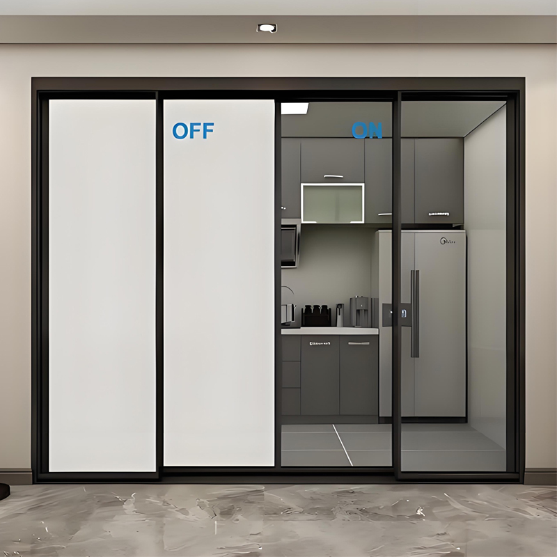 Modern Smart Glass Partition Electric Control PDLC Switchable Film Instant Privacy Office Wall High Transparency Durable · image 14