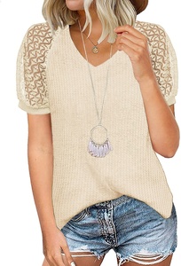 Omen's-Camisa de manga corta con cuello redondo, camisa de cuello redondo, 2023 - Product Image 6