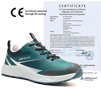 JIANKUN 2024 nouveau certificat CE lacet à boucle automatique chaussures de sécurité à bout composite chaussures de travail à bout en acier pour hommes et femmes OEM