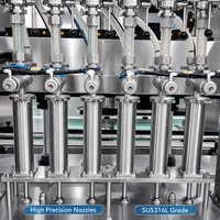 Machine de remplissage automatique de shampoing, machine de remplissage de savon liquide, machine de remplissage de crème en pâte, machine de remplissage de lotion en bouteille plastique