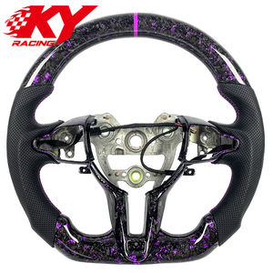 พวงมาลัยสไตล์สปอร์ตหนังคาร์บอนไฟเบอร์ฟอร์จแบบกำหนดเอง เหมาะสำหรับ Hyundai Elantra N I30 I30N I20N - Product Image 1