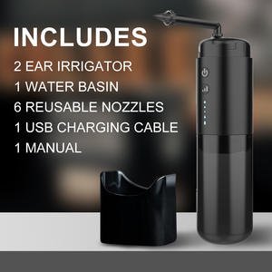 Kit de eliminación de cera de oído eléctrico portátil Herramienta de lavado de agua inteligente Tipo de enchufe de EE. UU. Kit de limpiador de oído conveniente - Product Image 3