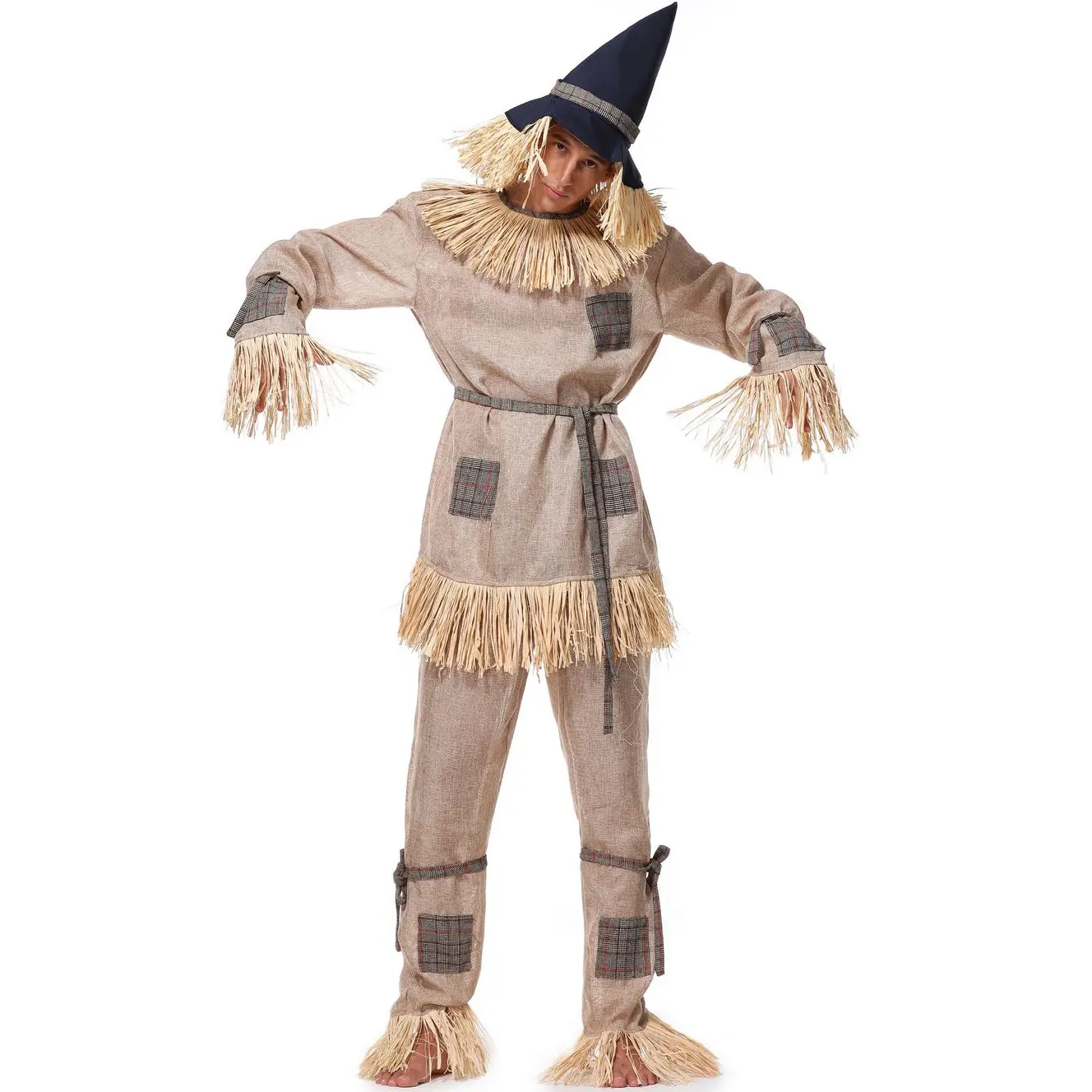 Nuovi uomini mago di Oz spaventapasseri dramma costumi di scena Halloween costumi da gioco europei e americani costumi da strega