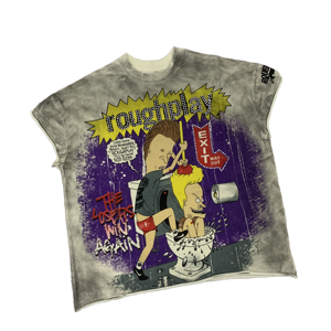 Camiseta de Manga Corta, Corte Regular, 300 Gramos, Informal, Lisa, con Estampado Digital, 100% Algodón, Cuello Redondo, Transpirable, Vintage, Moderna - Product Image 4