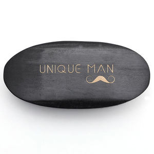 <span class=keywords><strong>Brosse</strong></span> à <span class=keywords><strong>barbe</strong></span> en poils de sanglier de haute qualité avec logo personnalisé, en bois noir, vente directe d'usine, poils de sanglier sauvage, pour cadeau masculin - Product Image 3