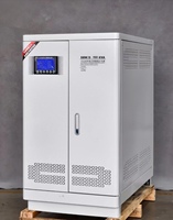 Régulateur de tension automatique triphasé 100 KVA à commande servo, plage de tension d'entrée 480 V +/-20% en cuivre