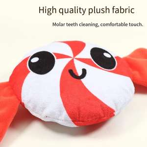 Piccola forma piatta ecologica in gomma TPR legno cane e gatto giocattolo in carta resistente ai morsi peluche popolare interattivo e movimento per animali - Product Image 2