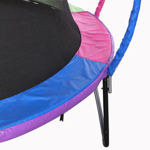 Trampoline extérieur Zoshine Premium Purple avec filet <span class=keywords><strong>de</strong></span> sécurité intérieur et barres en fibre <span class=keywords><strong>de</strong></span> verre, <span class=keywords><strong>lit</strong></span> <span class=keywords><strong>de</strong></span> saut <span class=keywords><strong>de</strong></span> 6 à 16 pieds - Product Image 5